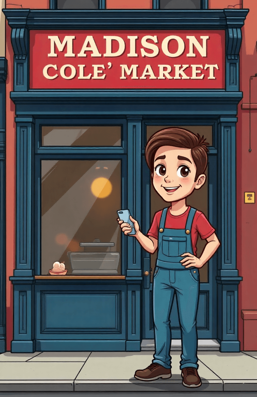 Madison Cole’s local store – business optimized by Sohel Farazy’s Local SEO services
