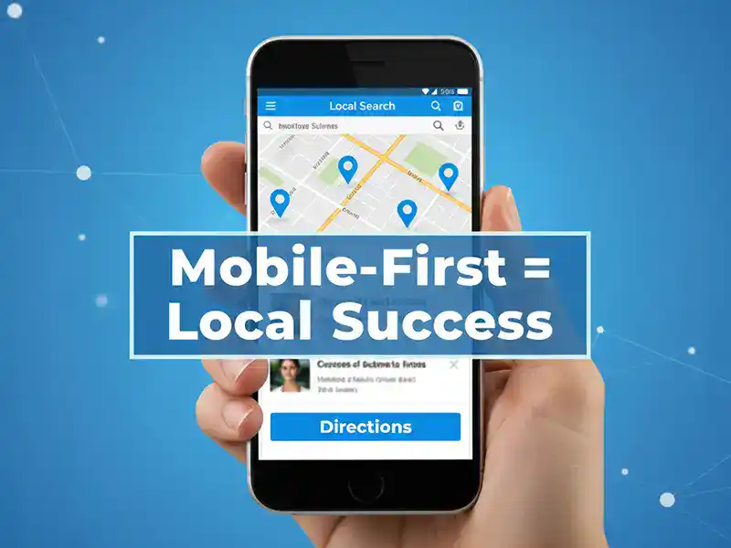 Mobile optimization for local searches to enhance user experience and improve local rankings.