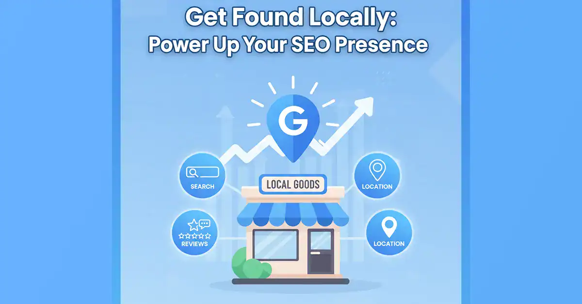 Local SEO boost for small businesses to improve Google ranking and attract more local customers.