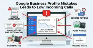 Google Business Profile mistakes reducing local business calls